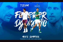 Trực tiếp Novak Djokovic vs Roger Federer, bán kết Australian Open 